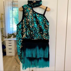 Weissman sequin dance recital costume